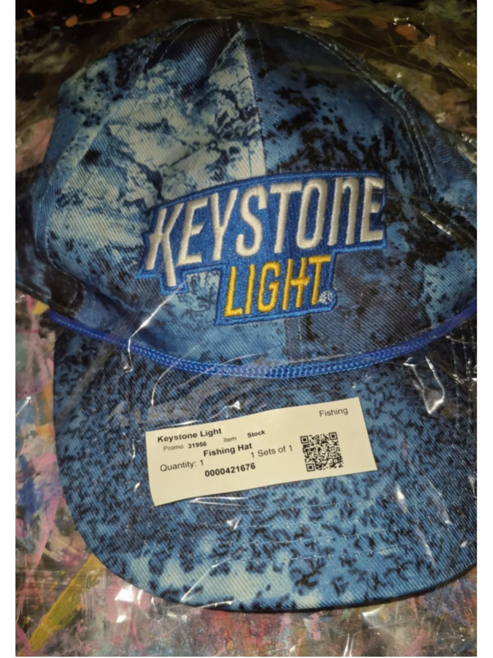 Keystone Light Hat Realtree Fishing Snapback Ball Cap. NIP